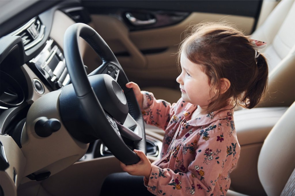 When your baby is learning to drive