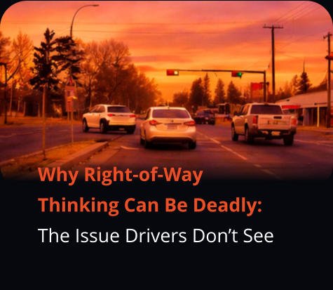 Why Right-of-Way Thinking Can Be Deadly: The Issue Drivers Don’t See