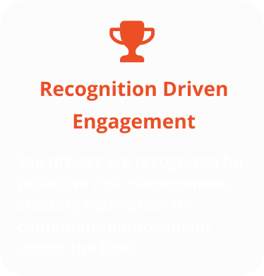 Recognition Driven Engagement Top drivers are recognized for proactive risk management, creating motivation for continuous improvement across the fleet.